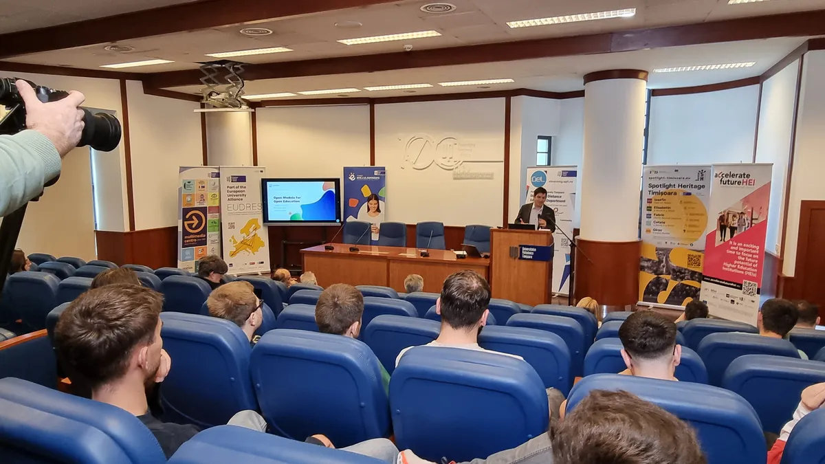 UPT, prin DeL în cadrul E³UDRES² Ent-r-e-novators: Peste 1.400 de participanți la evenimente internaționale, 5 cursuri de competențe, consolidând Citizen Science și Comunitatea academică prin Competențe Digitale în Inteligență Artificială